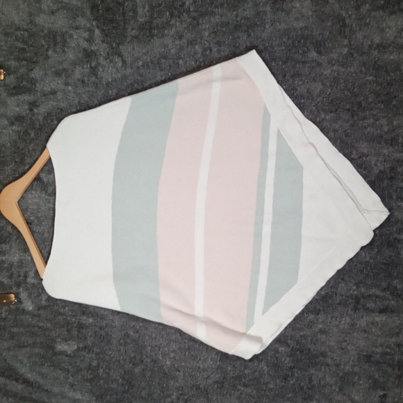 Barefoot Dreams Women's Soft Striped Poncho One Size Viscose Blend - Picture 3 of 7